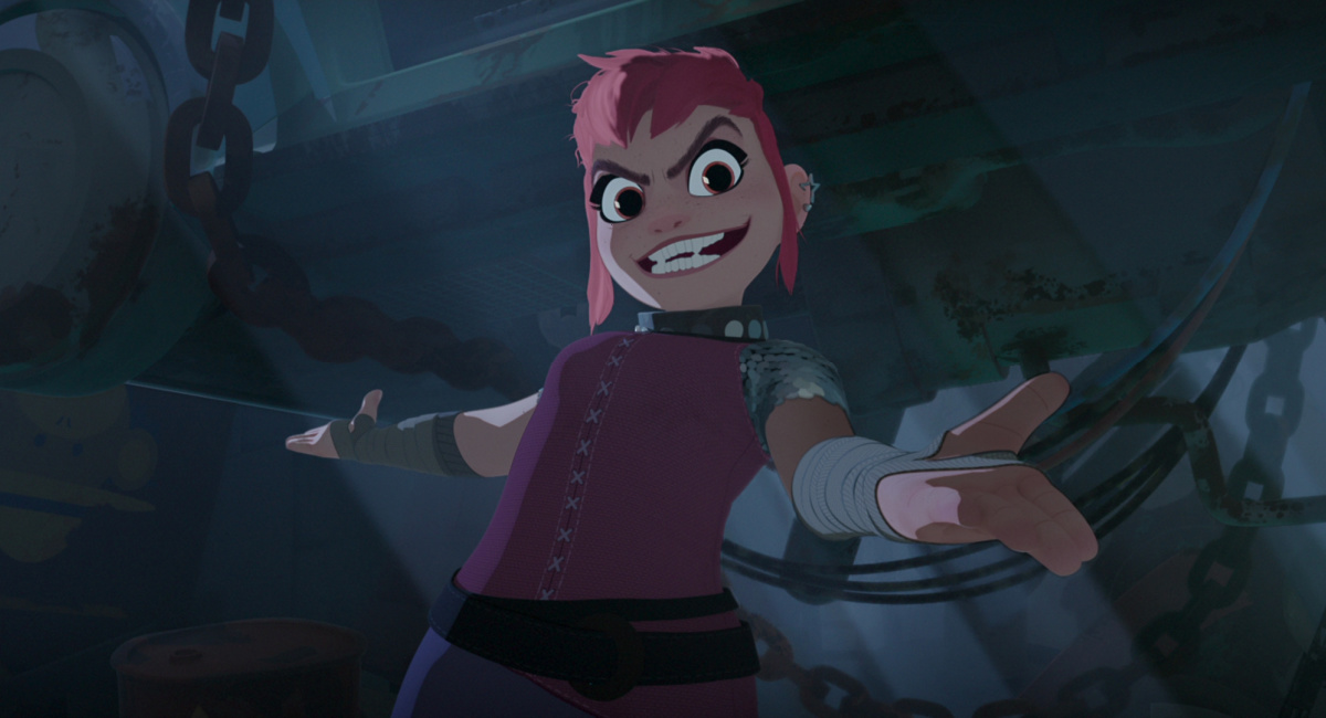 Nimona (voice of Chloë Grace Moretz) in 'Nimona.'