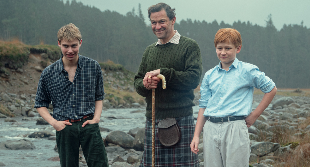 Rufus Kampa, Dominic West, and Flynn Edwards.
