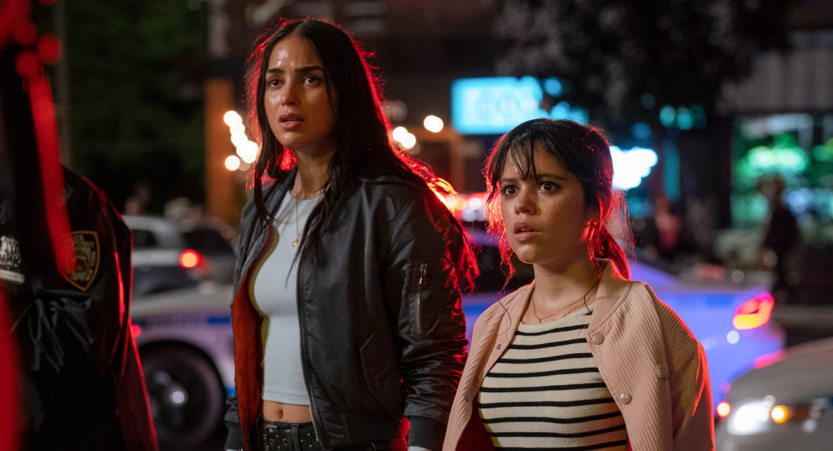 Melissa Barrera (Sam Carpenter) and Jenna Ortega (Tara Carpenter) stars in Paramount Pictures and Spyglass Media Group's 'Scream VI.'