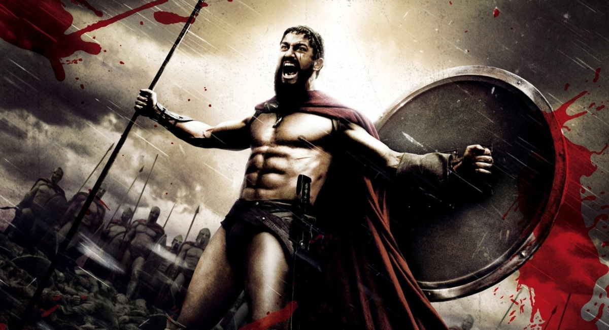Gerard Butler as Leonidas in '300.'
