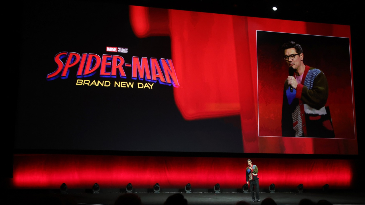 Destin Daniel Cretton (director, 'Spider-Man: Brand New Day') at CinemaCon 2025 for Sony Pictures at The Colosseum at Caesars Palace on March 31, 2025 in Las Vegas, Nevada. Photo by Stewart Cook/Sony Pictures via Getty Images.