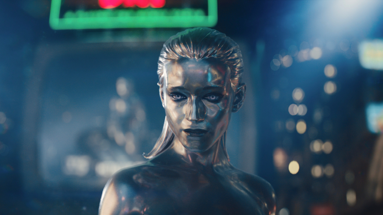 Julia Garner as Shalla-Bal/Silver Surfer in 20th Century Studios/Marvel Studios' 'The Fantastic Four: First Steps'. Photo by Jay Maidment. © 2025 20th Century Studios / © and ™ 2025 Marvel.