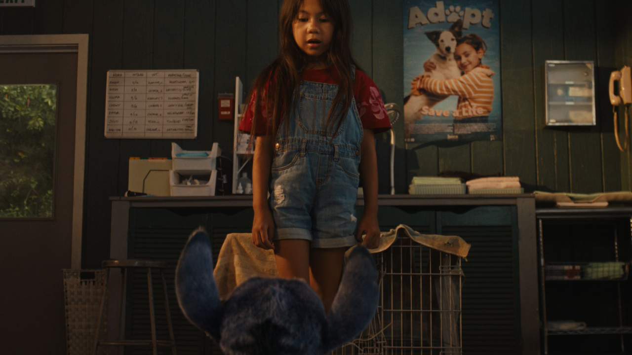 (L to R) Stitch and Maia Kealoha as Lilo in Disney’s live-action 'Lilo & Stitch'. Photo courtesy of Disney. © 2024 Disney Enterprises Inc. All Rights Reserved.