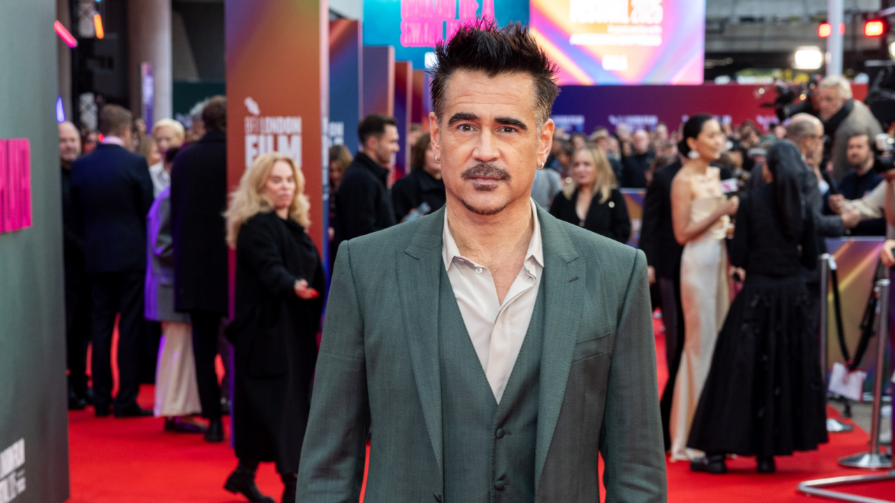 Colin Farrell attends the Headline Gala screening of Netflix's 'Ballad of a Small Player' during the 69th BFI London Film Festival at The Royal Festival Hall on October 9th, 2025 in London, England. Photo by StillMoving.Net for Netflix.