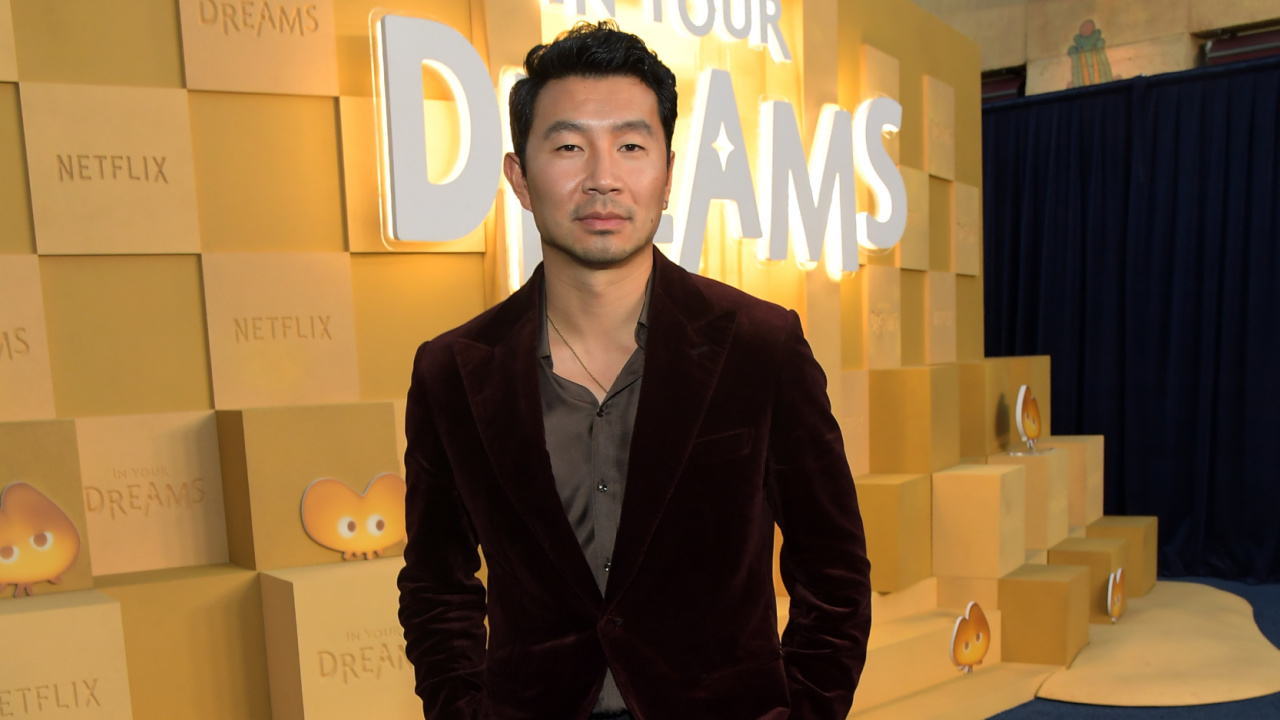 Simu Liu attends Netflix's 'In Your Dreams' premiere on October 28, 2025 in Los Angeles, California. Photo by Charley Gallay/Getty Images for Netflix.
