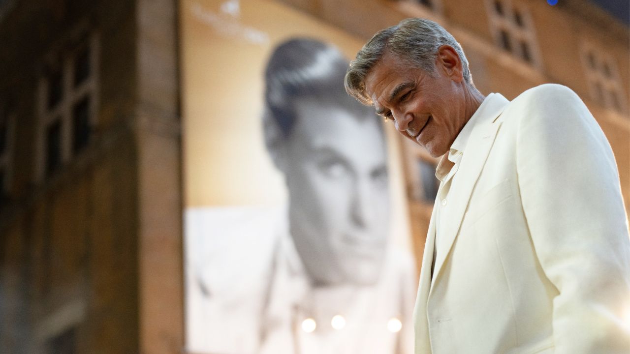 George Clooney as Jay Kelly in 'Jay Kelly'. Cr. Peter Mountain/Netflix © 2025.