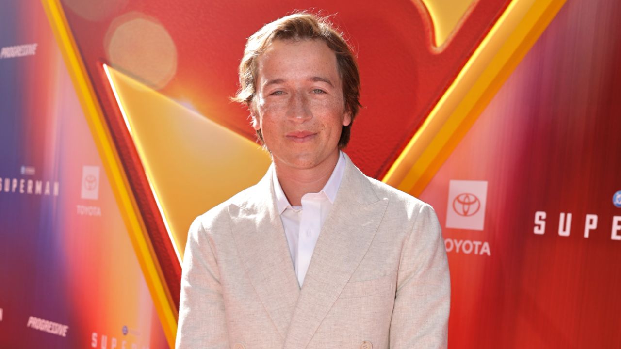 Skyler Gisondo at the Los Angeles premiere of DC Studios’ and Warner Bros. Pictures’ “SUPERMAN,” a Warner Bros. Pictures release. Photo Credit: Courtesy of Warner Bros. Pictures. Copyright: © 2025 Warner Bros. Ent. All Rights Reserved. TM & © DC.